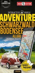 High 5 Edition Interactive Mobile ADVENTUREMAP Schwarzwald Bodensee Allg&auml;u