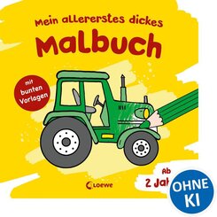 Mein allererstes dickes Malbuch (Traktor)