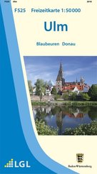 Topographische Freizeitkarte Baden-W&uuml;rttemberg Ulm