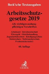 Arbeitsschutzgesetze 2019