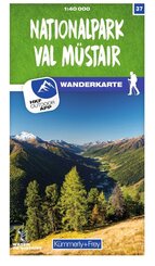 K&uuml;mmerly+Frey Wanderkarte 37 Nationalpark Val M&uuml;stair 1:40.000