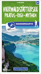 K&uuml;mmerly+Frey Wanderkarte 20 Vierwaldst&auml;ttersee 1:40.000
