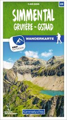K&uuml;mmerly+Frey Wanderkarte 29 Simmental 1:40.000
