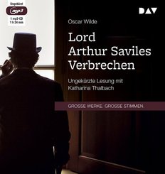 Lord Arthur Saviles Verbrechen,1 Audio-CD, 1 MP3