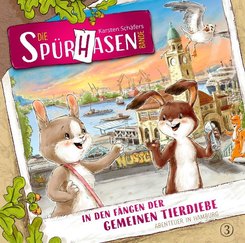 Die Sp&uuml;rhasen-Bande - In den F&auml;ngen der gemeinen Tierdiebe,1 Audio-CD