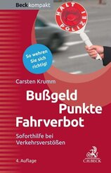 Bu&szlig;geld - Punkte - Fahrverbot