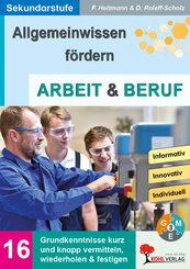 Allgemeinwissen f&ouml;rdern ARBEIT und BERUF
