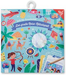 Der gro&szlig;e Reise-R&auml;tselspa&szlig; (30 R&auml;tsel-Karten + Holzstift)
