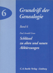 Schl&uuml;ssel zu alten und neuen Abk&uuml;rzungen