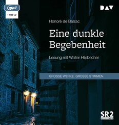 Eine dunkle Begebenheit,1 Audio-CD, 1 MP3