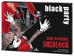 black party Ruhe in Frieden, Sherlock - Die m&ouml;rderische Krimi-Party f&uuml;r zu Hause