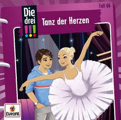 Die drei !!! - Tanz der Herzen.Tl.66,1 Audio-CD