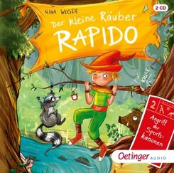 Der kleine R&auml;uber Rapido 2. Angriff der Sportskanonen, 2 Audio-CD