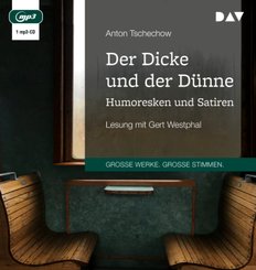 Der Dicke und der D&uuml;nne. Humoresken und Satiren,1 Audio-CD, 1 MP3