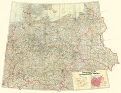 &Uuml;bersichtskarte des Gro&szlig;deutschen Reiches - Dezember 1942