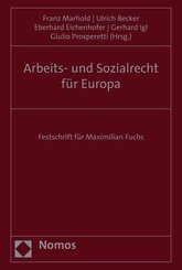 Arbeits- und Sozialrecht f&uuml;r Europa