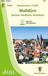 W205 Wanderkarte 1:25 000 Walld&uuml;rn