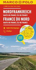 MARCO POLO Regionalkarte Hauts-de-France, &Icirc;le-de-France 1:300.000