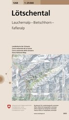 Landeskarte der Schweiz L&ouml;tschental