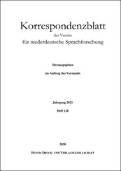 Korrespondenzblatt des Vereins f&uuml;r niederdeutsche Sprachforschung.H.128