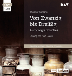Von Zwanzig bis Drei&szlig;ig. Autobiographisches,1 Audio-CD, 1 MP3