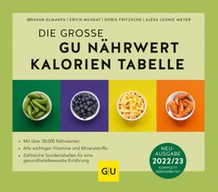 Die gro&szlig;e GU N&auml;hrwert-Kalorien-Tabelle