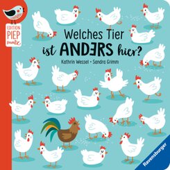 Welches Tier ist anders hier? - Unterschiede finden mit lustigen Tieren f&uuml;r Kinder ab 18 Monaten