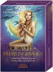 ORAKEL DER MEERJUNGFRAUEN: 45 Karten der Heilung & Liebe mit Botschaften im Begleitbuch