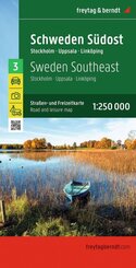 freytag & berndt Stra&szlig;enkarte Schweden S&uuml;dost 1:250.000