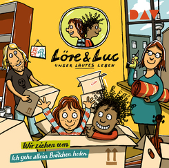 L&ouml;re & Luc - Unser lautes Leben (1). Folge 1: Wir ziehen um / Folge 2: Ich gehe allein Br&ouml;tchen holen,1 Audio-CD