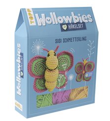 Wollowbies H&auml;kelset Schmetterling