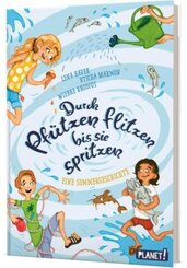 Durch Pf&uuml;tzen flitzen, bis sie spritzen