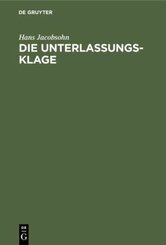 Die Unterlassungsklage