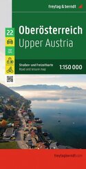 freytag & berndt Stra&szlig;enkarte Ober&ouml;sterreich 1:150.000