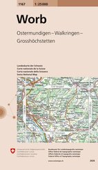 Landeskarte der Schweiz Worb