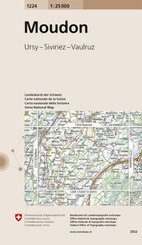 Landeskarte der Schweiz Moudon