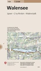Landeskarte der Schweiz Walensee