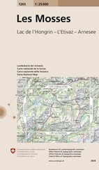 Landeskarte der Schweiz Les Mosses