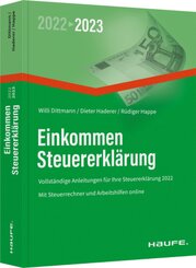 Einkommensteuererkl&auml;rung 2022/2023