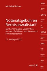 Notariatsgeb&uuml;hren - Rechtsanwaltstarif