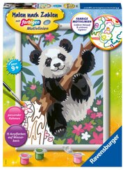 CreArt, Malen nach Zahlen Kinder - S&uuml;&szlig;er Pandab&auml;r