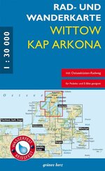 Rad- und Wanderkarte Wittow, Kap Arkona
