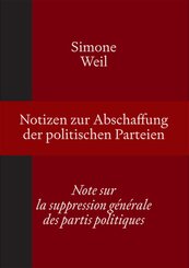 Notizen zur Abschaffung der politischen Parteien | Note sur la suppression g&eacute;n&eacute;rale des partis politiques