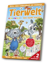 Sticker-&Uuml;bungsbuch - Tierwelt Lernspa&szlig;
