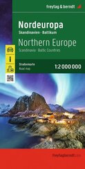 freytag & berndt Stra&szlig;enkarte Nordeuropa 1:2 Mio.