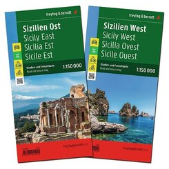 freytag & berndt Stra&szlig;enkarte Sizilien Set 1:150.000