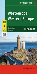 freytag & berndt Stra&szlig;enkarte Westeuropa 1:2 Mio.