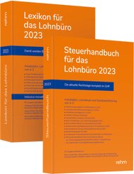 Buchpaket Lexikon f&uuml;r das Lohnb&uuml;ro und Steuerhandbuch 2023, m. 1 Buch, m. 1 Buch