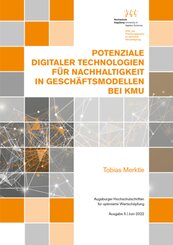 Potenziale digitaler Technologien f&uuml;r Nachhaltigkeit in Gesch&auml;ftsmodellen bei KMU