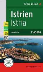 freytag & berndt Stra&szlig;enkarte Istrien 1:160.000
